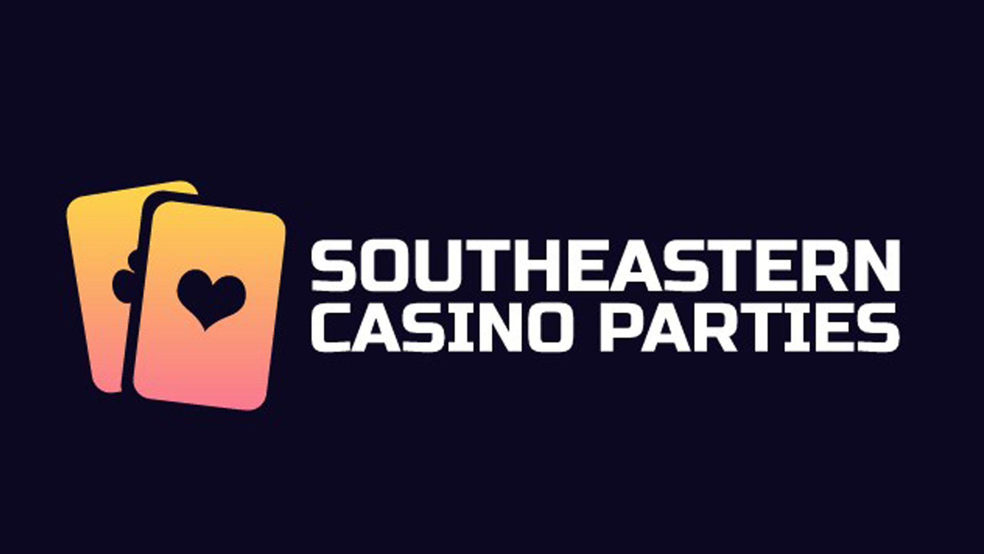 Southeastern Casino Parties casino party setup